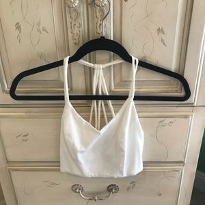 SOLEMIO WHITE CROP TOP